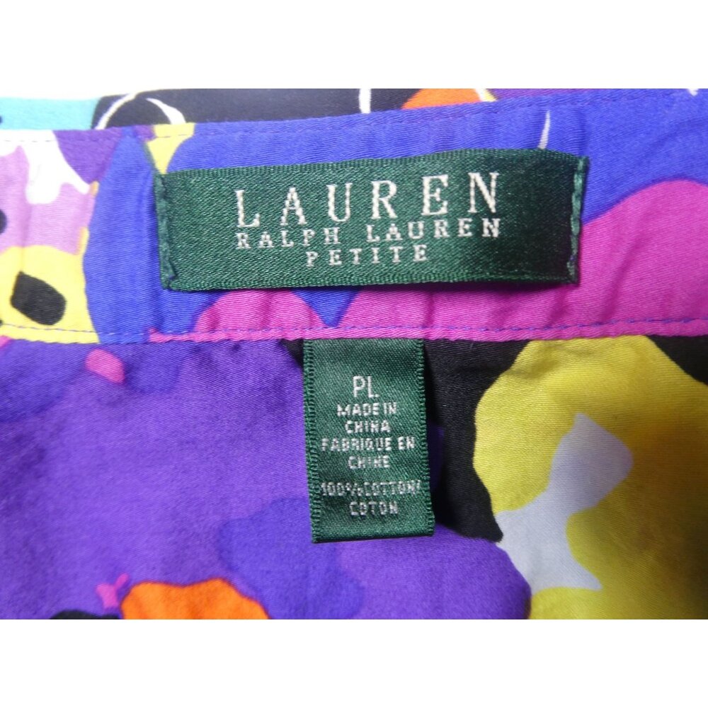 Ralph Lauren Women's Petite Long Sleeve Rainbow Top‎ - Picture 5 of 8
